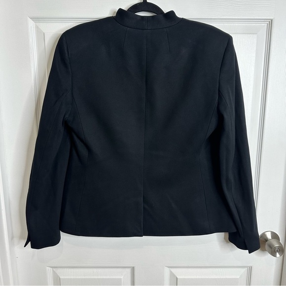 J.Crew $198 New going-out blazer in stretch twill Black Size 12 Business office - Picture 6 of 9